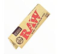 10 folletos - RAW CLASSIC Rollo de papel natural tamaño 1.25 o 1 1/4