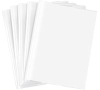 10 forro libros,Funda plastico A4 con superficie lisa y cristalina,Funda plastico A4 con superficie texturizada,Forro para libros de PP reciclable,Ajustable Para la oficina en el hogar de la escuela.