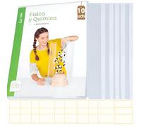 10 Forros de Libros Adhesivos Ajustables 42x30cm - Forros de Libros Escolares con Solapa Ajustable y Autoadhesivos- Cubierta de Libro DIN A4 - Protector de Libros Colegio - Funda Libros Transparente