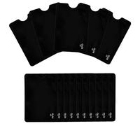 10 Fundas de bloqueo RFID, bloqueador nfc, Tarjetas de Crédito RFID & NFC Portatarjetas sin contacto para evitar el robo de identidad para tarjetas de crédito, tarjetas de débito, pasaporte