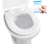 10 fundas desechables de alta calidad para asiento de inodoro de viaje, almohadillas portátiles para inodoros públicos, hospitales, hoteles, cojines de asiento de inodoro blancos saludables para