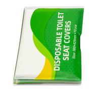 10 fundas desechables para asiento de inodoro, portátil, para viajes, camping, hotel, baño, degradable, impermeable, accesorios de viaje