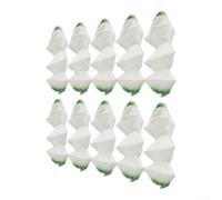 10 Fundas Lámpara Plegables 3 para capas Resistentes Calor 10(rope) | Polímero tricapa, para resistencia térmica, blanca , durabilidad extrema, plegable