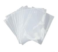 10 fundas para carpeta A5, 1 rejilla, repuestos para tarjetas fotográficas | Diseño de 1 rejilla, soporta un máximo de 195 x 132 mm, material de polipropileno transparente, se adapta a carpetas A5