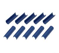 10 fundas protectoras para cortador de azulejos en forma de U, protectores de poste de localización manual de azulejos de cerámica para un corte suave, rojo, azul y negro (10 unidades azules)