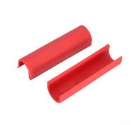 10 fundas protectoras para cortador de azulejos en forma de U, protectores de poste de localización manual de azulejos de cerámica para un corte suave, rojo, azul y negro (10 piezas rojas)