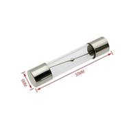 10 fusibles de Tubo de Vidrio de fusión Lenta de 5 x 20/6 x 30 mm, T0,5 A, 1 A, 1,25 A, 1,5 A, 1,6 A, 2 A, 2,5 A, 3,15 A, 4 A, 5 A, 6,3 A, 7 A, 8 A, 10 A, 15 A y 20 A.(3A,6x30MM Slow-Blow T)