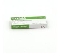 10 fusibles temporizados (T), de cerámica, 5 A, 250 V CA, 5 x 20 mm