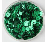 10 g/lote de lentejuelas de varios tamaños de 4 mm/5 mm/6 mm/8 mm, copa redonda, lentejuelas, manualidades de costura, color verde oscuro, 4 mm, 10 g, 1500 piezas