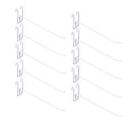 10 ganchos de malla de metal reutilizables para panel de exhibición de supermercado, accesorios elegantes, suministros de presentación