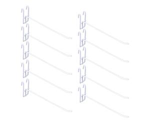 10 ganchos de malla de metal reutilizables para panel de exhibición de supermercado, accesorios elegantes, suministros de presentación