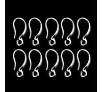 10 ganchos para pendientes, ganchos de pez, ganchos de alambre francés, accesorios de joyería, piezas de pendientes, pendientes para niñas