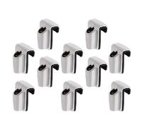 10 garras de tambor de instalación rápida con junta de goma, lengüetas de aleación de zinc, pinzas de percusión, accesorios duraderos para pieza de instrumento de percusión