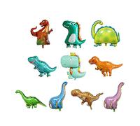10 globos de dinosaurio 3D decorativos para cumpleaños de bebé