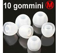 10 Gomas Recambio Auriculares Bluetooth Auriculares Auricular Blancos Talla M