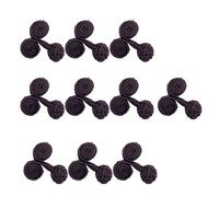 10 hebillas de botones de cabeza de doble rueda de un solo lado para trajes tradicionales, camisas, abrigos y bolsas de ropa, botones de ropa