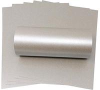 10 hojas A4 de papel brillante Mercury Silver con brillo iridiscente, 120 g/m², manualidades, tarjetas navideñas