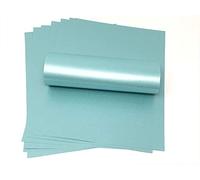10 hojas A4, tarjeta decorativa de doble cara con brillo nacarado azul marino, 300gsm