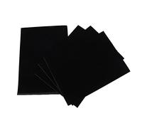 10 Hojas Adhesivas de Tela de Fieltro, Tela de Fieltro, 10 Hojas Traseras Adhesivas, Caja de Joyería Negra Autoadhesiva, Forro de Pelusa, Accesorio de Tela Flocada Pegajosa