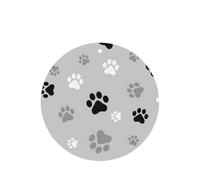 10 hojas aromáticas para ambientador de coche, con estampado de huellas de animales, accesorios para colgar en el coche con cuerdas para decoración