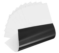 10 Hojas Blanco Papel Magnético Imprimible de Goma Suave A4 para Oficina | Corte Fácil, Superficie Lisa y Plana, para Impresoras, Pizarras y Frigoríficos, Uso Escolar