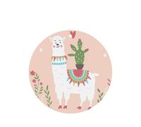 10 hojas colgantes aromáticas con estampado de llama dibujada a mano para el hogar