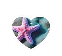 10 hojas de ambientador de coche con estampado de estrellas de mar de conchas marinas, hojas colgantes perfumadas con cuerda para el hogar
