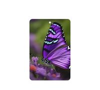 10 hojas de ambientador de coche con estampado de mariposas moradas con cuerda para el hogar