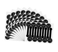 10 hojas de calcomanías decorativas reutilizables de agradecimiento, 100 unidades, resistentes a desgarros, suministros de manualidades para envolver regalos, calcomanías decorativas largas de