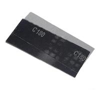 10 hojas de malla de lijado de esmeril para pulir metal, madera, jade y pulido de sellos con resistente al agua y abrasivo de doble cara (grano 180)