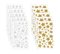 10 Hojas De Pegatinas De Estrella Cebolla Rosa, Pegatinas De Estrellas Con Purpurina, Etiquetas De Estrellas Con Purpurina, Pegatinas De Decoración De Bricolaje, Pegatinas De Juguetes Para Niños