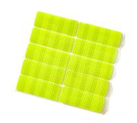 10 hojas de pegatinas reflectantes de alerta a prueba de agua, diseño adhesivo para cochecitos, mejora de la visibilidad nocturna, calcomanías reflectantes nocturnas para cochecitos