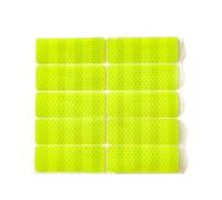 10 hojas de pegatinas reflectantes de alerta a prueba de agua, diseño adhesivo para cochecitos, mejora de la visibilidad nocturna, calcomanías de advertencia para cochecito de bebé