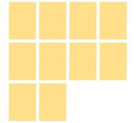 10 hojas de plástico de colores A4, filtro de luz de plástico, ayuda de lectura de gel, película de color A4, película naranja transparente para bricolaje