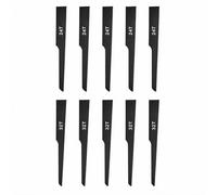 10 hojas de sierra neumática, 24T y 32T, juego de cuchillas de repuesto para sierra de carrocería, hojas de sierra neumáticas para metal, plástico, madera, color negro, calidad robusta, larga vida