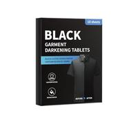 10 hojas e sábanas para lavandería Restaura color de la ropa oscura que se desvanece Fórmulas suaves de carbonatos Protectores de ropa seguros Restaurador del color de la ropa oscura