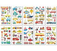 10 Hojas Pegatinas De Tráfico Con Dibujos Animados Que Brillan En La Oscuridad Para Niños Y Niñas Impermeables Bonitas Y Temporales