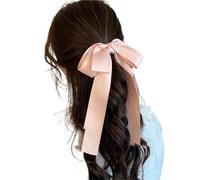 10 horquillas con lazo estilo ballet for niña, elegantes y a la moda, for cabeza para Peinados(Pink)