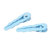 10 horquillas de metal for el pelo, accesorios for hacer pinzas for el pelo con ondas de colores, base for hacer joyas DIY for mujeres y niñas.(Light blue)