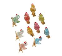 10 horquillas para el pelo de pato, elegantes horquillas de resina seguras para niñas y niños, uso diario, suministros para fiestas