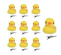 10 horquillas para el pelo de pato para niños, 3D, con dibujos animados, divertidas, para mujer