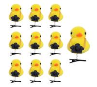10 horquillas para el pelo de pato para niños, 3D, con dibujos animados, divertidas, para mujer