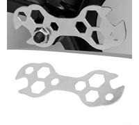 10-in-1 Bike Hex Wrench 8-17mm Multi Tool | 10 functions in one, 8-17mm range, hex key spanner, screw removal, install tool