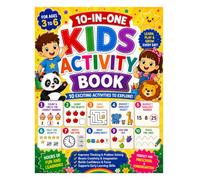 10-IN-ONE KIDS ACTIVITY BOOK FOR AGES 3-6: Fun Learning Activities for Ages 3-6 Including Count and Circle, Count the Objects, Easy Mazes, Trace ... Numbers 1-50, Find the Missing Piece.....