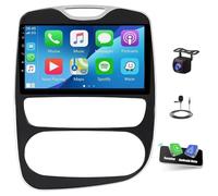 10 Inch Android 14 Car Stereo for Renault Clio 4 2012-2019, 2 DIN Car Radio Wireless Carplay Android Bluetooth Head Unit Dab Radio GPS Navigation FM/RDS AHD Backup Camera Mirror Link 4+64G