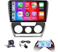 10 Inch Android 14 Car Stereo for Skoda Octavia II 2004-2013 Double DIN Car Radio Wireless Carplay Android Bluetooth Head Unit Dab Radio GPS Navigation FM/RDS AHD Backup Camera Mirror Link 4+64G