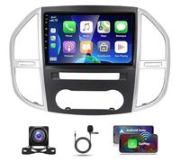 10 Inch Car Stereo Radio for Mercedes Vito 3 W447 2014-2020 Android 14 with Wireless Carplay Android Auto Touchscreen Car Radio Dab+Bluetooth Head Unit GPS Navi FM/RDS AHD Backup Camera Mirror Link