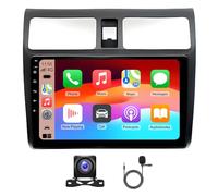 10 Inch Car Stereo Radio for Suzuki Swift 2005-2010 Wireless Carplay Android Auto, 2 DIN GPS Sat Nav 4+64G Touchscreen Radio GPS Navi Head Unit Bluetooth FM/RDS Backup Camera WiFi SWC
