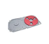 10 Inch Empty Takeup Reel with Storage Case,Ant Scratch Protection Open Reel Recording Tape Box Case for Sound Tapes A