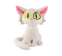 10 inches (about 25.4 cm) Suzume no Tojimari Cat Plush Adult Plush Cat, Anime Movie Plush Stuffed Aristo Cat Plush Doll (White)
